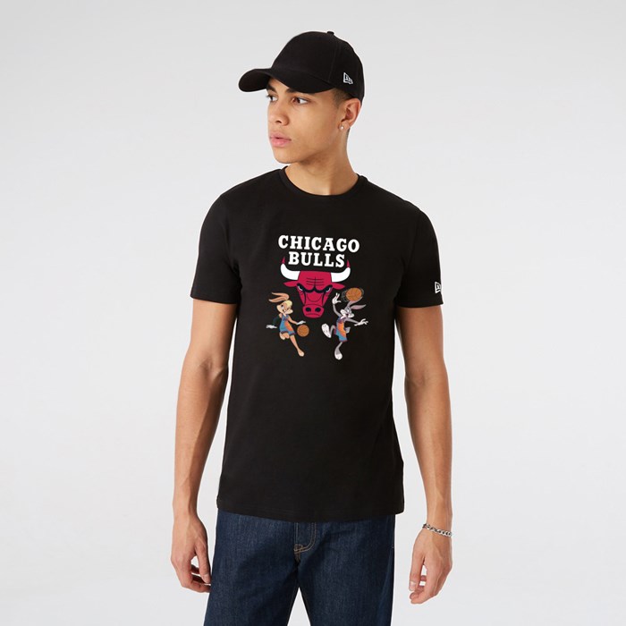 Chicago Bulls Space Jam Bugs Lola Miesten T-paita Mustat - New Era Vaatteet Halpa hinta FI-856209